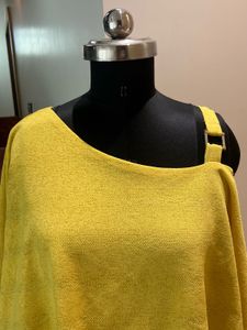 Yellow Asymmetric Layered Top
