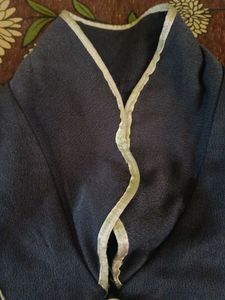Embroidered Button-Down Blouse