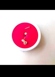22K Pure Gold Dimond Nose Pin/Earrings in screw