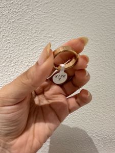 Gold Tone Ring - Size 7
