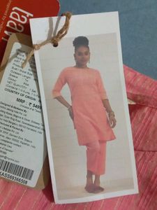 Taavi Pink Striped Kurti