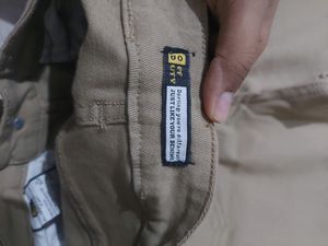 Khaki Coloured Jeans From Off-duty Worn Only Once