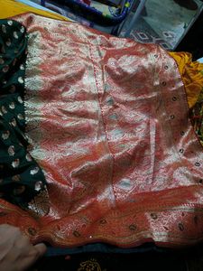New pure Silk Saree With Stitched Blouse
