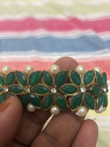 Green Kundan Choker Set