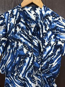 Printed Formal Top