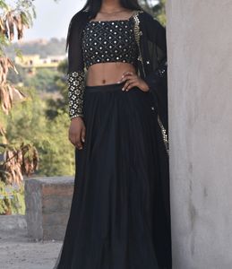 Black Heavy Blouse