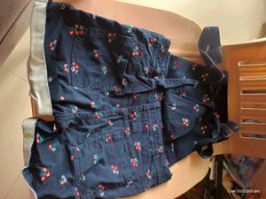 Girls frock with strap and pockets - dungree