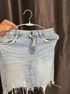Denim Mini Skirt