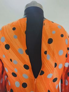 Orange Polka Dot Dress