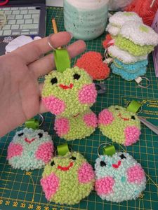 Punch Needled Key Chains