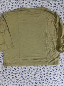 Olive Crop Top
