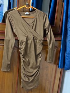 V Neck Bodycon Dress
