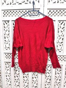 🎀 Imported Red &#39;Love It!&#39; Top A