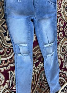 Denim Overalls Jump Suit