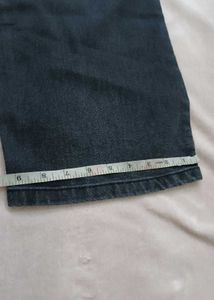 Wide Leg Black Jeans 32 waist