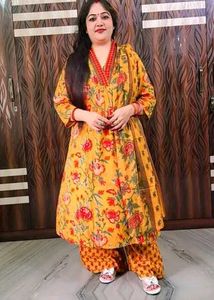 Kurta With Dupatta And Bottom wear