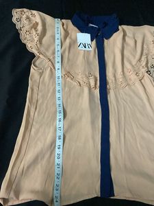 Zara Lace Detail Top