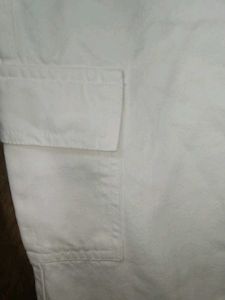 White Cargo Pants