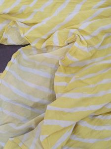 Pantaloons Yellow White Dress