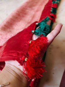 silk saree double colour very beautiful design