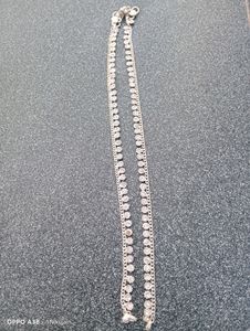 Women Silver Pleted Artificial Two Ankles Set