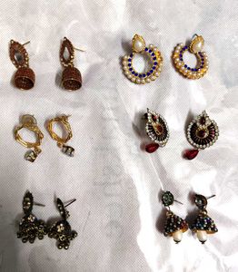 Combo of Stylish Earrings