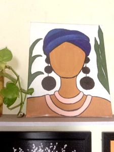 BOHO AFRICAN PAINTING