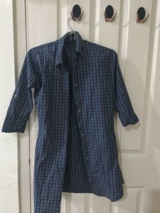 Checked Blue Shirt