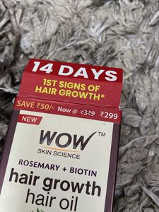 WOW Skin Science Rosemary &amp; Biotin Hair Growth Oil