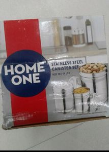 Homeone 3pcs Stainless Steel Containers
