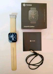Noise ColorFit Calber Smart Watch (White)