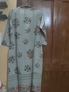 Melange Floral Straight Kurta New With Tag