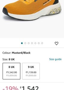 Bounce Yellow Running Shoes