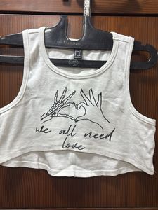 Graphic Crop Top