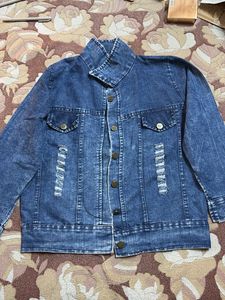 Distressed Denim Jacket