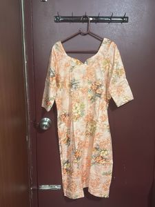Floral Print Kurta