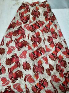 Floral Print Ethnic Skirt