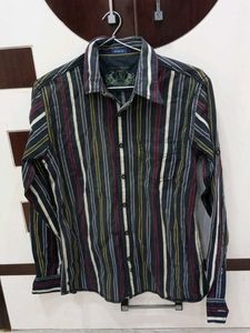 Striped Button-Down Shirt