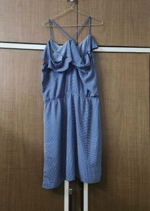 Blue Polka Dot Dress