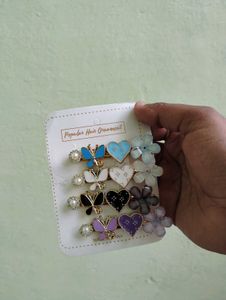 Cute Hair Clip Set (Set Of 4)