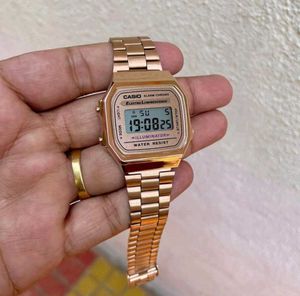 Casio Vintage A168WA-1WDF Stainless Steel Band