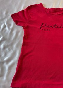 Red Solid T-shirt