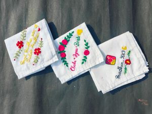 Hanky Embroidery Dm For Order