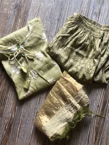Olive Green Kurta Set