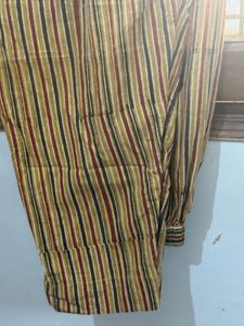 Cotton Suit Set Black Mustard