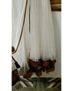 Anarkali Stone Work layered Kurta Set