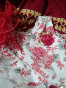 Floral &amp; Tulle Party Dress