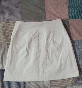 White Mini Skirt
