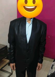 Black coat pant