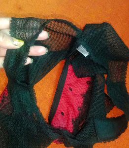 unisex Lace front open panties